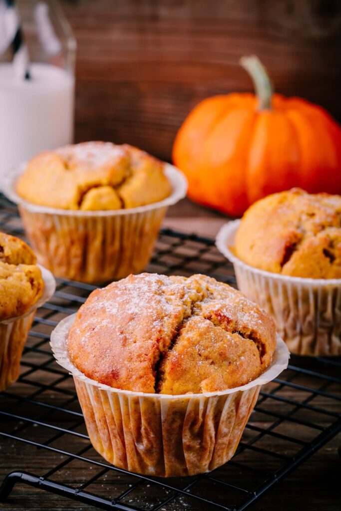 Kürbis Muffins ohne Zucker