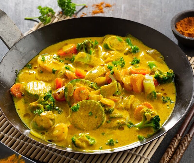 Cremiges Gemüse Curry ohne Sahne