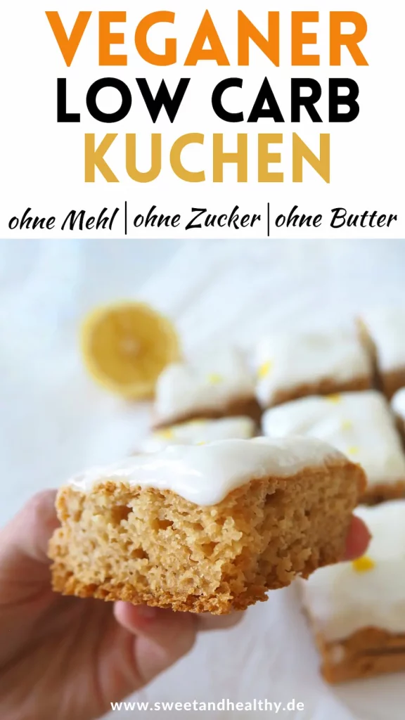 Veganer Low Carb Kuchen Pin