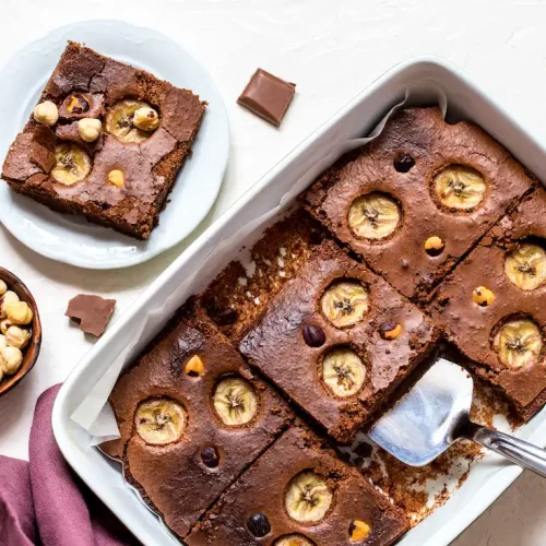 Bananen Brownies