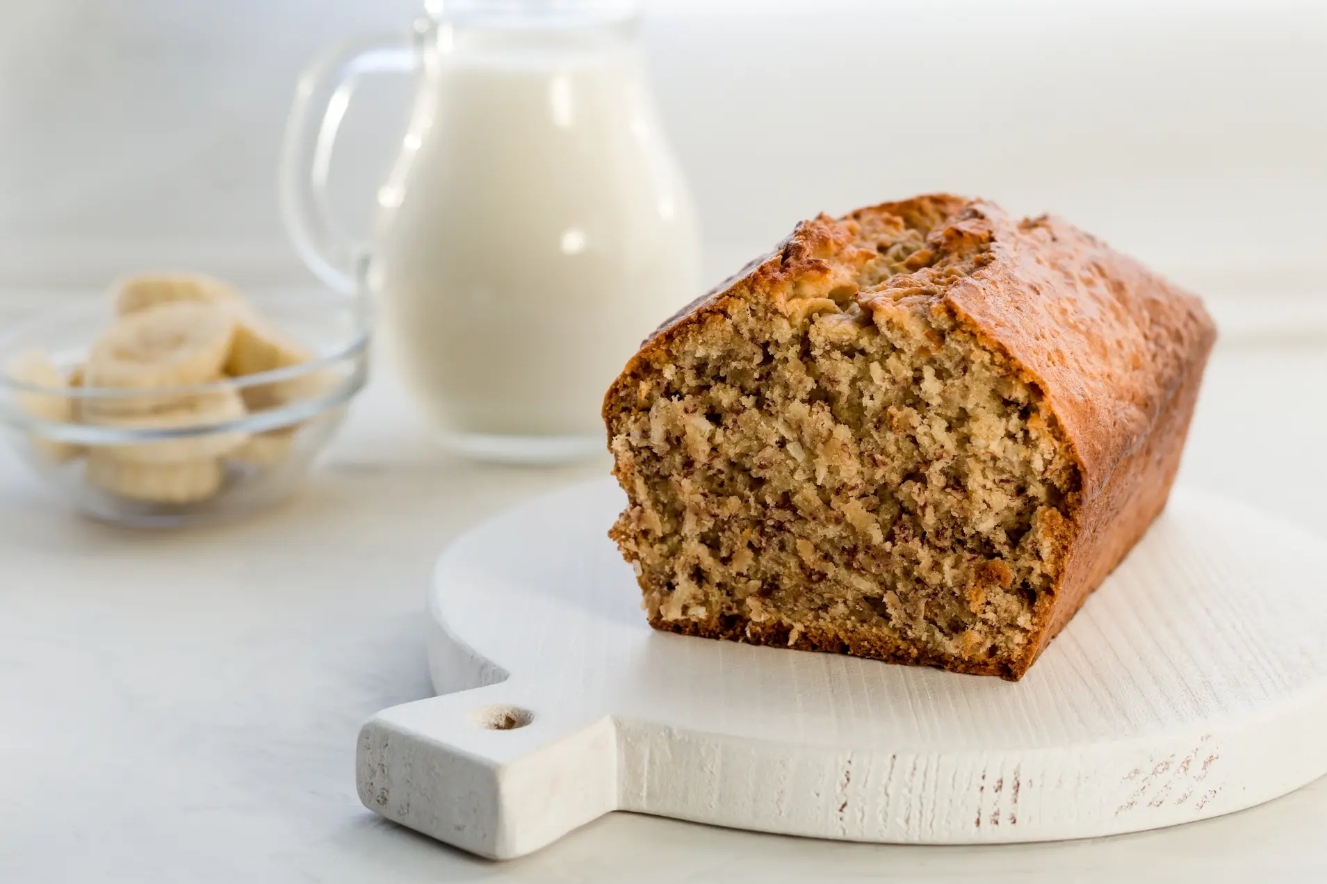 Bananenbrot mit Kokosmehl