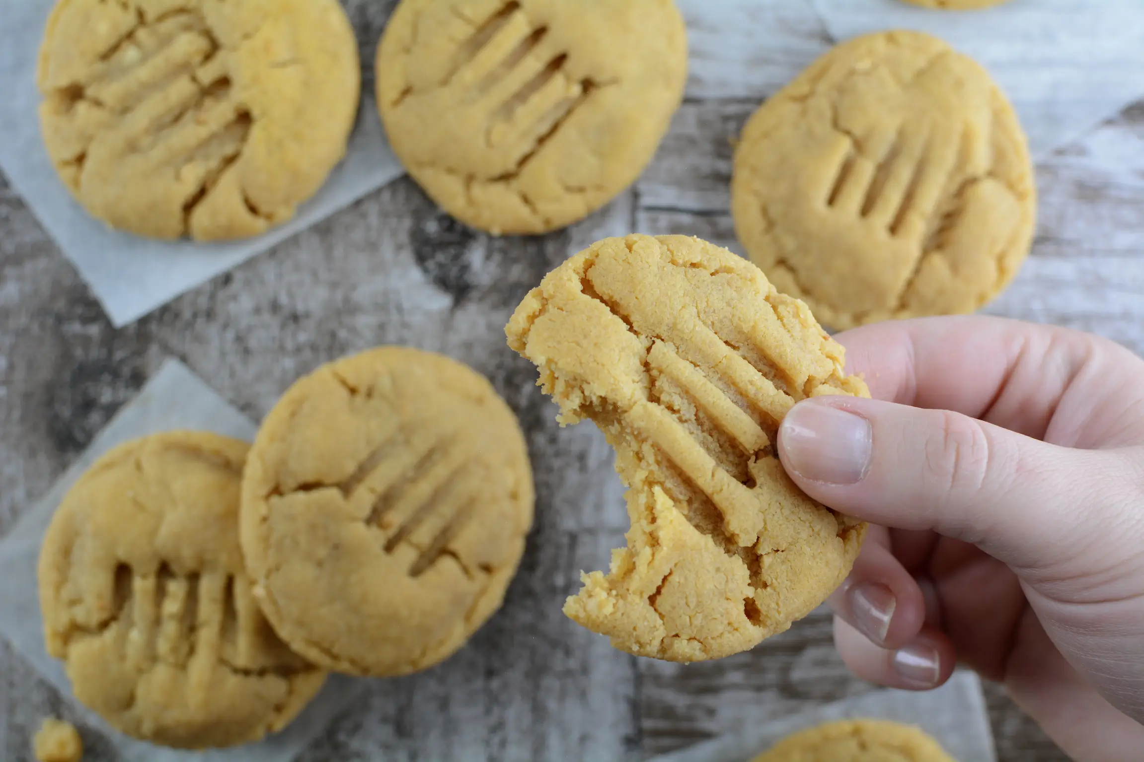 Erdnussbutter Cookies