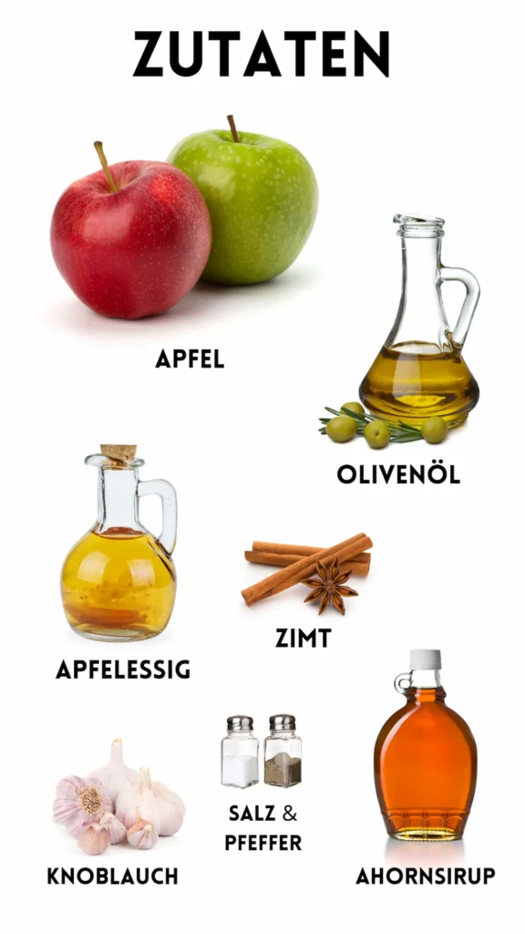 Apfel Vinaigrette Zutaten