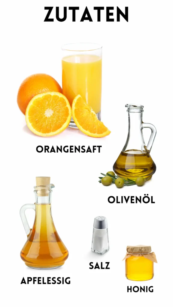 Orangen Vinaigrette Zutaten