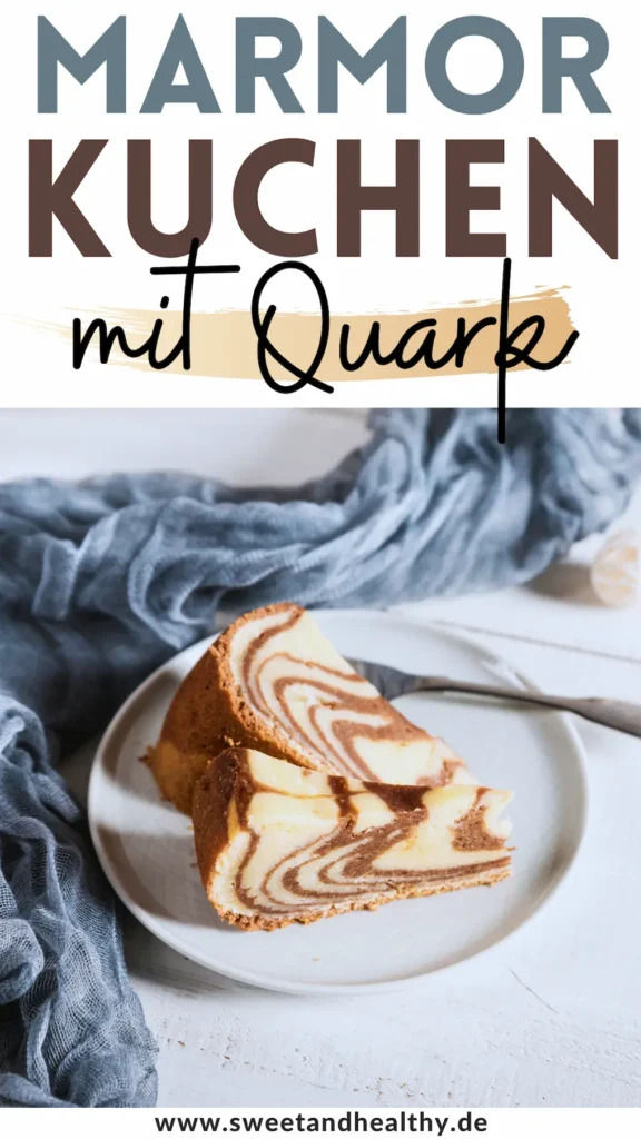 Marmorkuchen mit Quark Pin