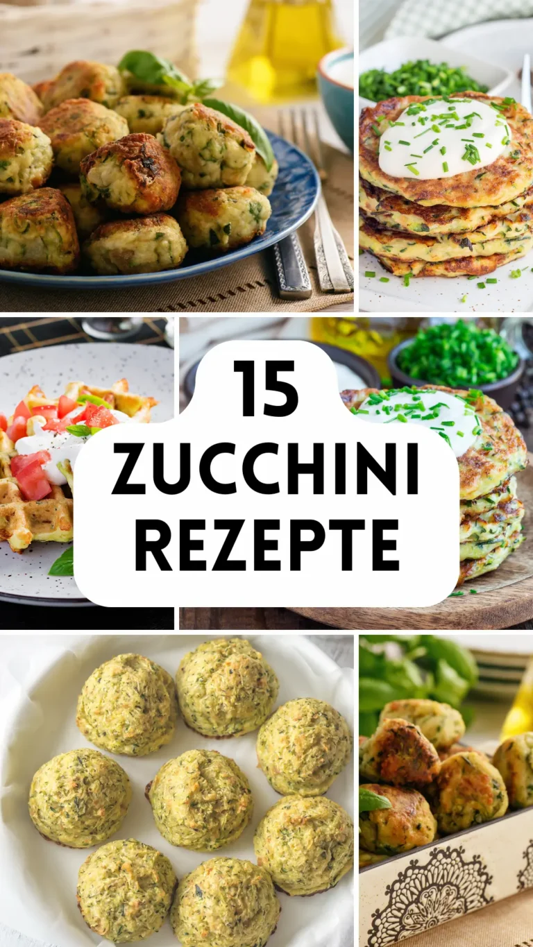 6 leckere Zucchini Rezepte