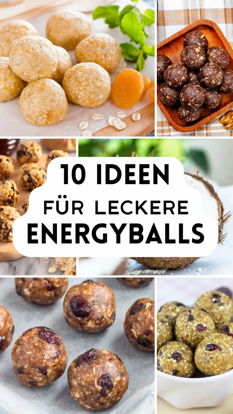 10 Rezepte für Energy Balls