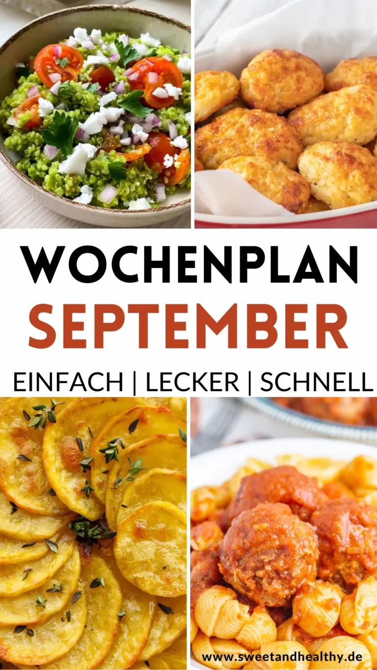 Wochenplan 16.09.-20.09.2024